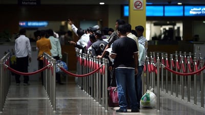 The reader will be transiting through Dubai International Airport in a few weeks time and is worried the old account may cause issues. Randi Sokoloff / The National
