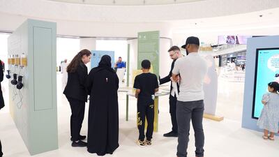 Abu Dhabi's Early Childhood Authority set up an interactive pavilion at Yas Mall. Photo: ECA