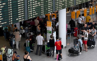 Despite a global improvement in air traffic last year, numbers were down 57 per cent against a pre-pandemic peak. AFP