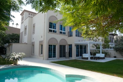 Ms Farahany is happy to have settled down in her JVT home. Pawan Singh for The National