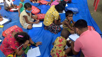 The school was set up by the Unique Foundation NGO.