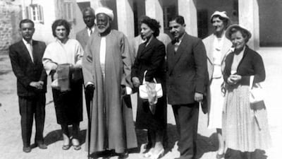 Adi Bitar in Sudan with Sheikh Abdulrahman Mohamed Al Mahdi, the Sudanese religious and political leader.