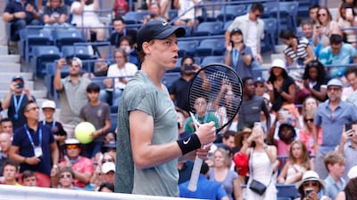 Jannik Sinner cruised past Christopher O'Connell to reach the US Open last 16. AFP