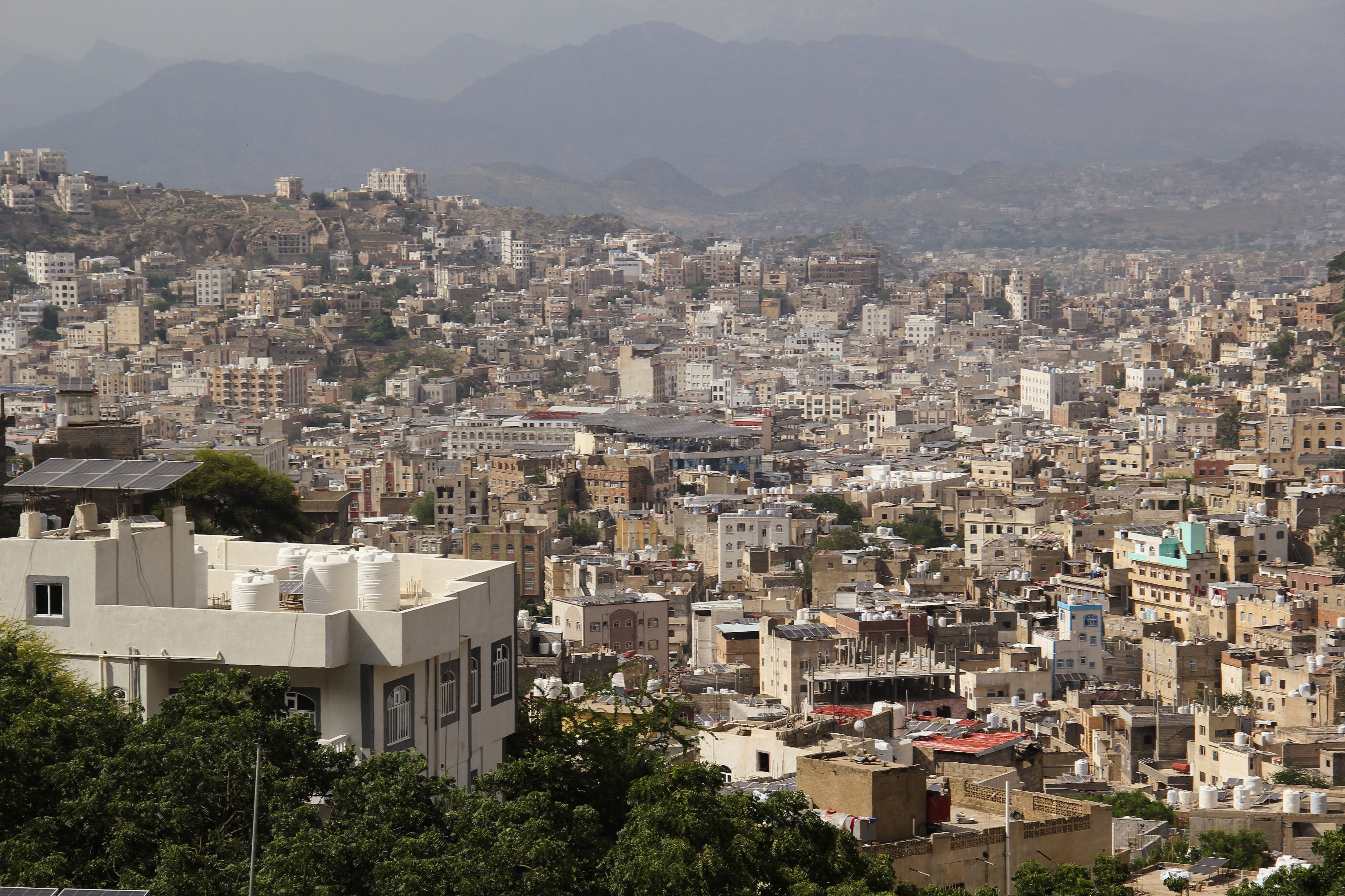 The south-western Yemeni city of Taiz, where heavy fighting is taking place. Reuters