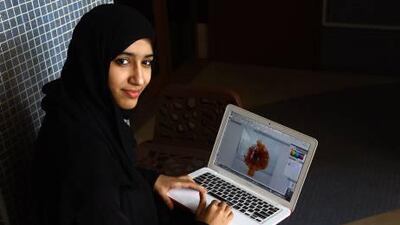Alya Al Zaabi, an Emirati student from Zayed University, came up with the winning concept.