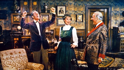 Rex Harrison, Audrey Hepburn and Wilfrid Hyde-White in 'My Fair Lady'. Courtesy Warner Bros