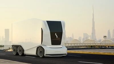 Einride and the UAE Ministry of Energy and Infrastructure signed an initial pact last year to establish a freight mobility grid. Photo: Einride