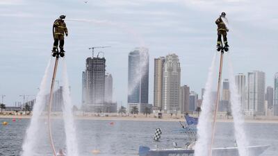 Organised by Dubai International Marine Club, the event wowed audiences. Courtesy Dubai International Marine Club