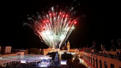 The square takes its name from the manger where Christians believe Jesus was born. EPA