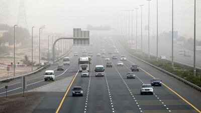 Dubai is expected to get scattered rainfall accompanied by storms this week. Chris Whiteoak / The National