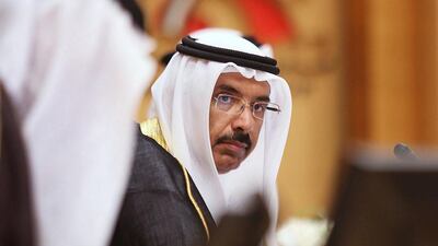 FNC speaker Mohammed Al Murr at a meeting in Abu Dhabi. Delores Johnson / The National