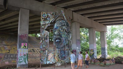 Artwork on the Atlanta Beltline. Photo by Rosemary Behan