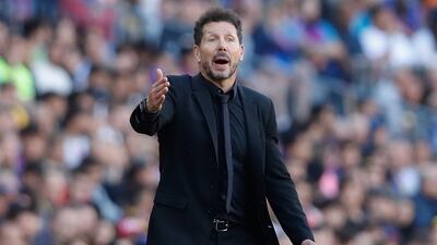 Atletico manager Diego Simeone. EPA