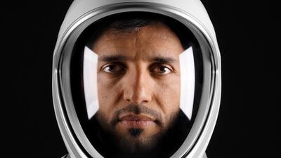 The official SpaceX profile photo of UAE astronaut Sultan Al Neyadi.