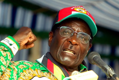 It was not lost on South Africans that recent events coincided with the death of the former Zimbabwean president Robert Mugabe. EPA