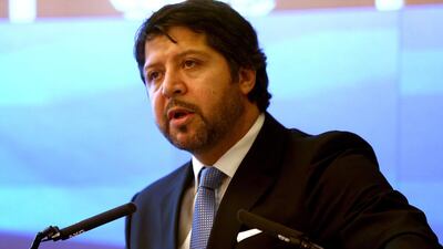 Deputy foreign minister Hekmat Khalil Karzai, pictured here in Abu Dhabi on February 3, 2014, led the Afghan High Peace Council delegation at the talks. Sammy Dallal/The National