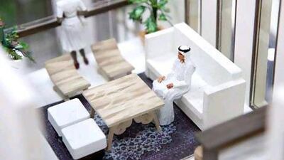 The miniature mock-ups that Art Heir Model Making creates for its clients feature even the smallest detail. Jaime Puebla / The National