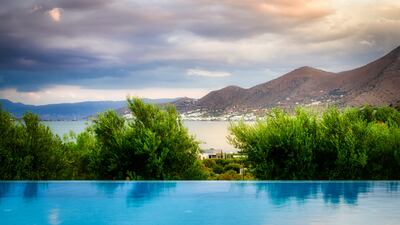 The property looks out over the island of Spinalonga