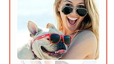 Tinder users swipe left or right depending on whether they like the other’s photographs. Courtesy Tinder