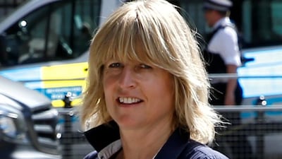 Rachel Johnson, sister of Conservative Party leadership candidate Boris Johnson, arrives for the announcement of Britain's next Prime Minister at The Queen Elizabeth II centre in London. Reuters