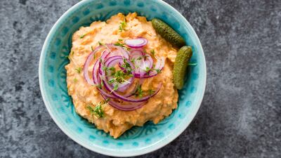 The cheesy Bavarian delicacy obatzda is a stand-out dish. Photo: Getty Images