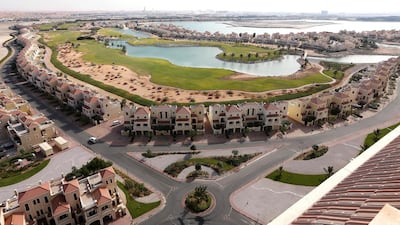 Ras Al Khaimah rents for homes in new masterplanned communities are now 23 per cent higher than they had been a year ago. Above, Al Hamra village in the emirate. Pawan Singh / The National