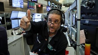 A trader on the floor of the New York Stock Exchange. Investors weclomed the reopening of the Strait of Hormuz, but analysts caution that oil prices will remain high in the near future. Reuters