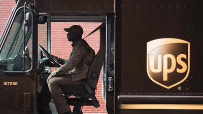 UPS will take over the logistics for Dubai's Expo 2020, which the company says will let it establish a foothold in the Middle East. Don Emmert / AFP