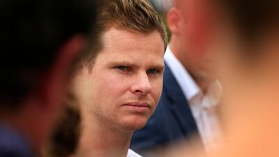 Steve Smith is serving a one-year ban from international and domestic cricket for his role in a ball-tampering scandal. Mark Evans / Getty Images