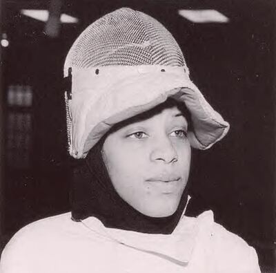 Ibtihaj Muhammad during her high school years in Maplewood, New Jersey.