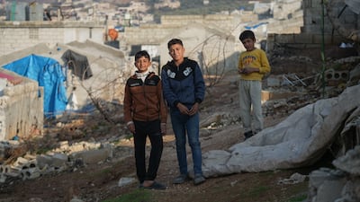Images from the daily life of the remaining displaced Syrians in the Atmeh camps on December 12, 2025. Ahmad Fallaha for The National