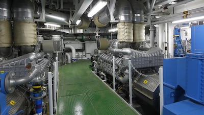 The design weight of Seajacks Hydra exceeds 7,000 tonnes. Jeffrey E Biteng / The National