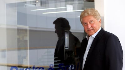 Khaldoun Tabari, the former CEO of Drake and Scull, denies all of the charges that have been filed against him. Ravindranath K / The National