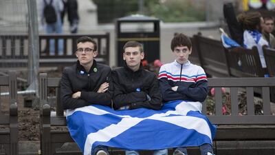 Scotland's extraordinary turnout for the independence referendum and the result of the vote shows that UK's politics have become exciting once again. (EPA/Robert Perry)