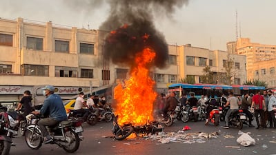 Mass unrest erupted in Iran in the autumn of 2022 in reaction to the death of Mahsa Amini in police custody. AFP