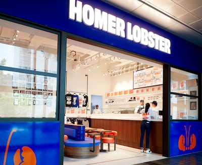 The French chain is known for its signature lobster rolls. Photo: Homer Lobster