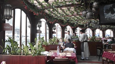 The Reem Al Bawadi restaurant and cafe along Marina Walk in Dubai. Jeffrey E Biteng / The National