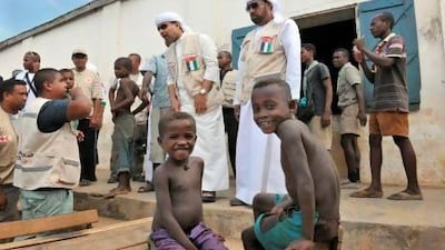 The UAE Red Crescent Authority distributes humanitarian food aid to in Madagascar after tropical cyclone ‘Haruna’. Wam