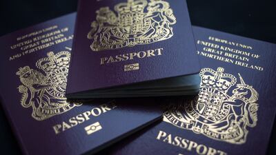 UK passports. Getty