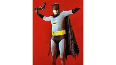 Adam West as Batman.