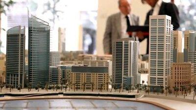A model of the Solidere development in Beirut.
