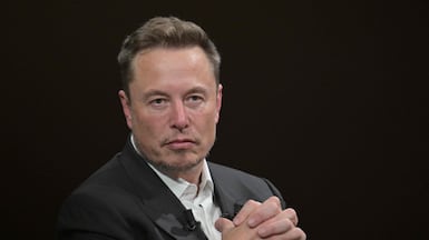 SpaceX chief executive Elon Musk, pictured, was described by Michael O'Leary as an 'idiot' after the Ryanair boss ruled out ‌installing the Starlink service on his fleet. AFP.