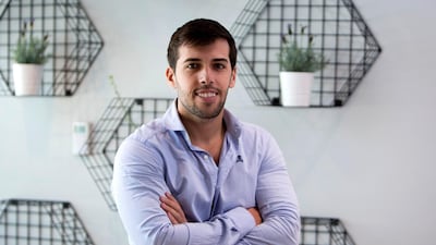 Dubai resident Joaquin Ablatico halved his AC bill by making changes to how he cools his apartment. Ruel Pableo for The National