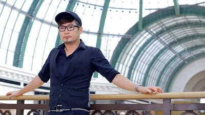 Dubai-based make-up artist Shindesu. Victor Besa for The National.