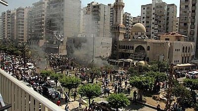 Two powerful explosions killed several people in Tripoli: one rocked the city centre near the home of outgoing Prime Minister Najib Mikati, the second one struck near the port.