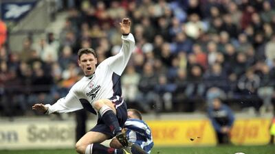 First league game at Reebok Stadium - Bolton 0-0 Everton, September 1, 1997 - Alan Thompson scored first Premier League goal at then stadium on September 23 against Tottenham. Getty Images