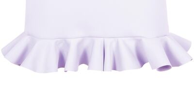 Show her you know your fashion with this special collaborative item. Skirt, Dh577, JW Anderson for Topshop. Courtesy: Topshop