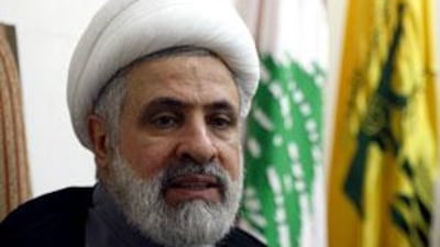 Sheikh Naim Qassem, the deputy secretary general of Lebanese Hizbollah.