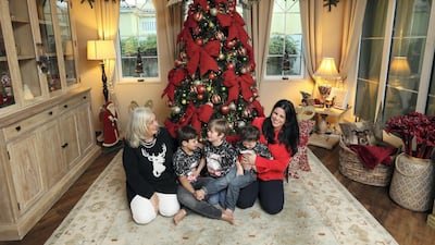 Lucy Gregory lives in Jumeirah Parks with her husband Ian, mum Lynda Rutherford and sons, Theo, Rufus and Baxter