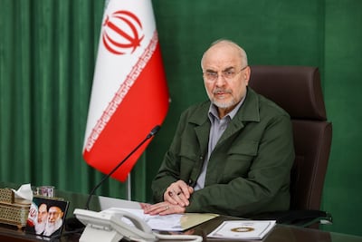 Top Iranian negotiator Mohammad Bagher Ghalibaf has been in Qatar to seek a deal. Photo: Islamic Republic News Agency